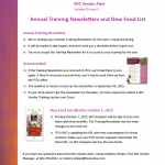 Click here to download the Fall 2025 Vendor Training Newsletter WIC Alert 