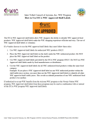 Click here to download the How to Use ITCA WIC Approved Shelf Label Tool