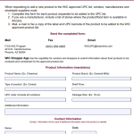 To download the ITCA Request to add UPC(s) to the Approved Product List (APL)