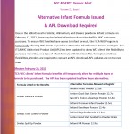 Click here to download the WIC Alert - Alternative Formula & APL Download