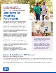 National DPP_Lifestyle Change Program Strategies for Retaining Participants