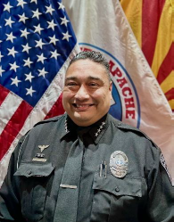 Hilario Tanakeyowma, Chief of Police, Tonto Apache Police Department
